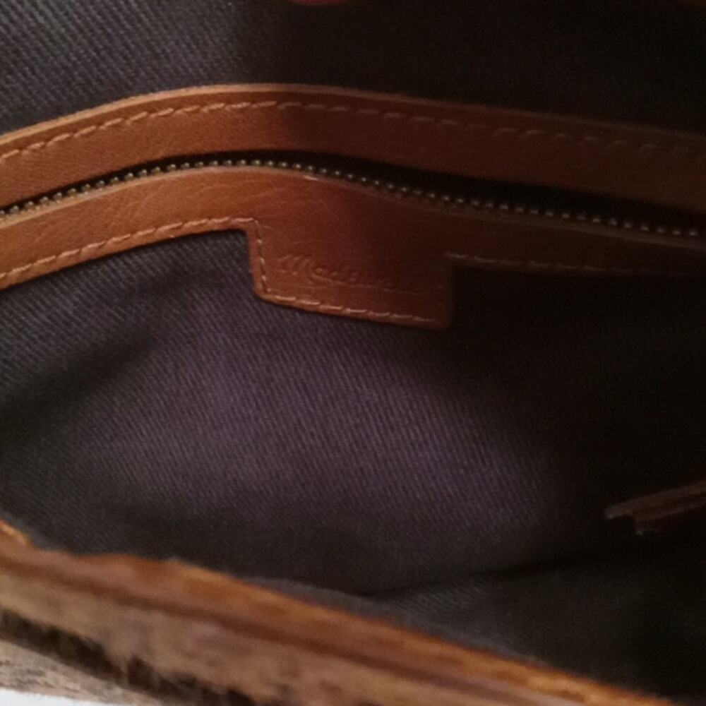 Madewell Crossbody Purse Women's The Slim Brooklyn in Mini. Animal Print - Picture 4 of 8